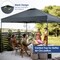 Costway Patio 10x10ft Outdoor Instant Pop-up Canopy Folding Tent Sun Shelter UV50+ Gray/Blue/White